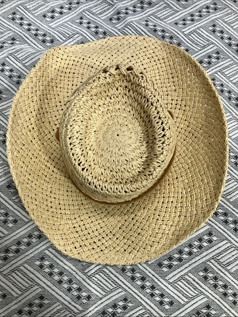 Miu Miu Summer Vacation Raffia Straw Hat OS